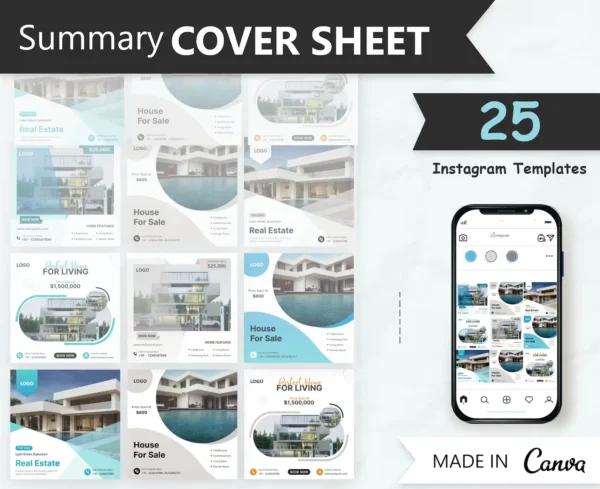 Real Estate Instagram Posts, Real Estate
