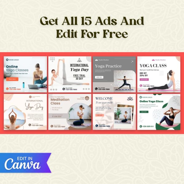 Yoga Instagram Templates​ - Image 2