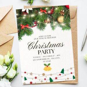 Christmas Party Invitation Templates