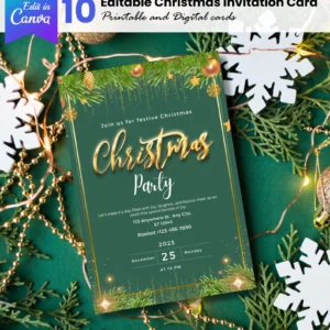 Christmas Party Invitation Template