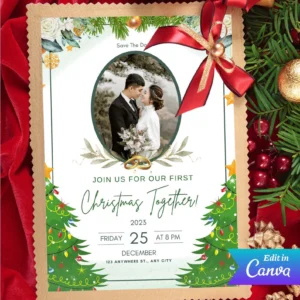 Christmas Wedding Invitation