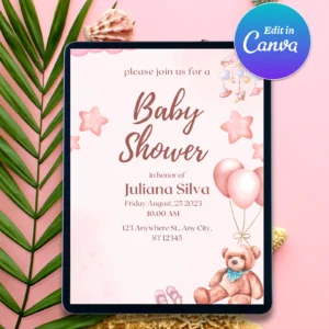 Baby Shower Invitation Template