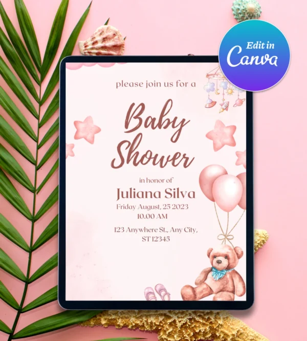 Baby Shower Invitation Template