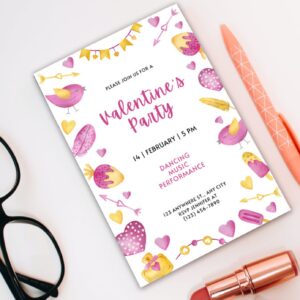 Decorating Party Invitations, Valentines day gifts