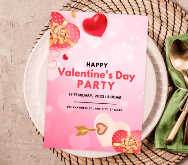 Valentine's day gifts, Decorating Party Invitation