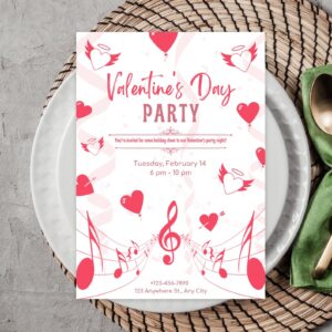 Valentines Day Party Invitation Templates