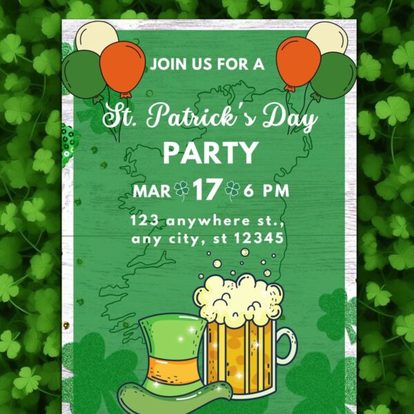 Editable Eat Drink & Be Irish St Patricks - Image 2