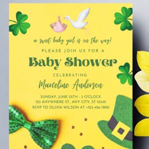 St. Patrick’s Day Baby Shower Invitation