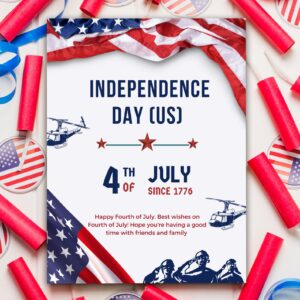 4th of July Party Welcome Template