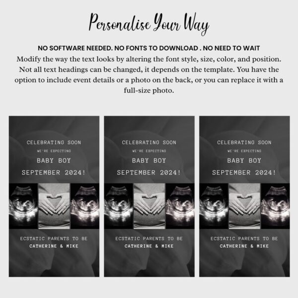 Digital Pregnancy Announcement - Image 5